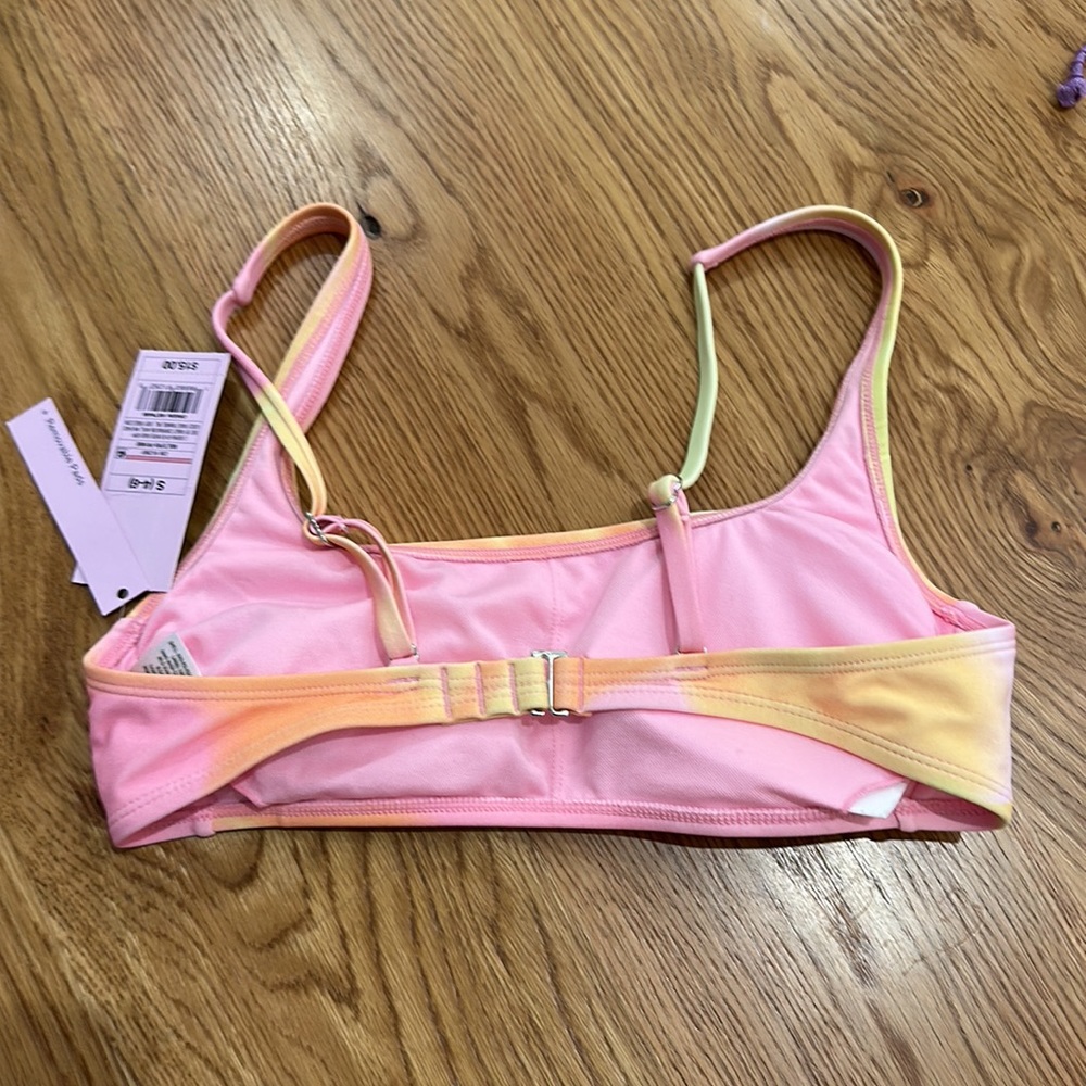 Rainbow/tie dye target bathing suit - Picture 2 of 3